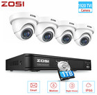 Zosi 1080p Outdoor Camera H 265  5mp Lite Dvr Security Cctv System 1tb Hdd