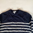 Rtr Womens Shirt Top Blouse Sz S Long Sleeve Pullover Striped Crew Neck Soft