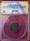        Rare Medieval Silver Ducat     Wallachia 1386   1418     Mircea The Elder     Anacs