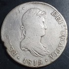 Mexico Spanish Colonial 8 Reales Ferdin Ferdinand Vii 1815 Mo Jj Mexico Mint