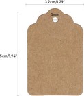 Kraft Paper Tags 1000 Pcs 1 94 In Brown Blank For Gift Labeling