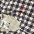 Vintage Halo Sleep Sack Xl Navy Blue Gingham 100   Cotton Very Nice