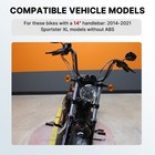 Clutch Cable No Abs Brake Line For 2014-2021 Harley Sportster Xl 883  W 14   Bar