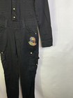 Vintage Y2k Coogi Womens Medium Embroidered Patch Spell Out Jumpsuit Black