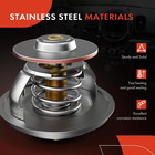 Engine Coolant Thermostat And Housing Assembly Compatible With Ford  Mazda  M   