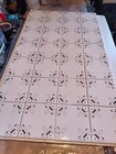 Black And White Ceramic Wall Tiles With Tulip Design  50 