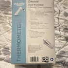 Equate Bluetooth Infrared Forehead ear Thermometer Led  Batteries   Covers