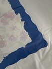 Mcm 1930s   40s Vintage  Large Cotton Tablecloth  74   x 64     Floral