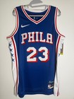 Lebron James Philadelphia 76ers Nike Blue Signed Jersey Psa dna Certified