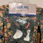 Boys Size 7 Highland Originals Football Pajama Set With Fuzzy Grip Slippers