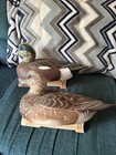 Carved Widgeon Decoy Pair  W  Keels 