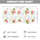 5 Pack Colorful Baby Burp Cloths Girls Boys Summer Ocean Design Absorbent