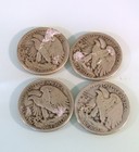Lot Of 4 Walking Liberty Half Dollar 1918 S  1920 S  1919 S  1918 D