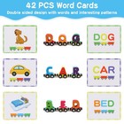 Wooden Alphabet Train Toy 27 Pcs Magnetic Alphabet Abc Letter Train Set Inclu   