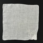 Vintage Bridal M Monogram Handkerchief Wedding Cottagecore Feminine Dainty