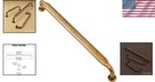 Elegant Antique Brass Cabinet Pulls - 10 Retro Handles With 7-1 2 Inch Spacing