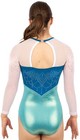 New  Amelia Girls Gymnastics Competition Leotard By Snowflake Designs