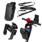 Waterproof Eva Hard Shell Storage Bag  Phone Holder   90  Strap For E-scooter