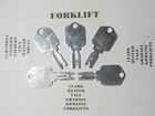  5   Hyster Forklift  Keys Key  166  51335040 Fits Yale  Komatsu  Clark  Gradall