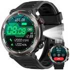      Military Smart Watch Men  call Receive dial  Rugged Tactical Fitness Tracker
