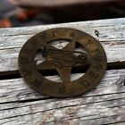 Brass Badge Insignia U s Deputy Marshall Vintage Patine