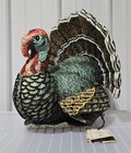 John Derian 2024 Target Edition Plush   Beaded 15  X 16  Novelty Turkey Pillow