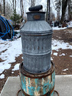 Vintage Early Vertical Metal Texaco Gas Oil Can  5 Gallon Rare One 