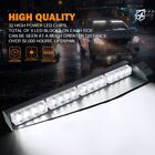 20in 32 Led White Dual Windshield Strobe Lightbar Visor Interior Emergency Lamp