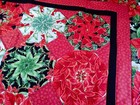 Tis The Season Quilted Lap Quilt  Wall-hanging  Christmas Sofa Throw