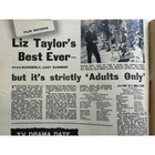 Scarce 1960 Uk Elizabeth Taylor Magazine Suddenly Last Summer  National Velvet