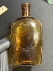     1880s W  Frank   Sons Strap Side Slug Plate Whiskey Bottle Pittsburgh Rare    