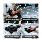 3 Pcs Clay Towel - Auto Detailing Synthetic Clay Bar Towel - Decontaminate Pa   