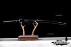Black Dragon Japanese Samurai Katana Sword Carbon Steel Engraved Blade Full Tang