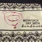 Girls Adjustable Pink Butterfly Necklace And Bracelet Set