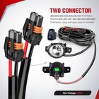  16awg Fog Light Wiring Harness Kit 12v Heavy Duty 5pin Rocker Switch Relay 