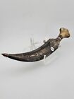 Original Vintage Islamic Turkish Indo Persian Dagger W Silver Damascening   Grip