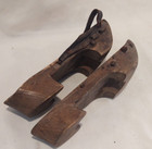 Antique Chinese   Japanese   Asian Hand Carved Child s Mud Shoes 1800s