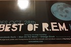 R e m  Vintage 2003 Promo Poster Banner W date 4 Best Cd 20x10 Never Display Rem