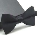Black Bow Tie For Men Ties Men s Pre Tied Formal Tuxedo Bowtie Adults   Children