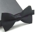 New Tuxedo Pretied Black Bow Tie Satin Matching Adjustable Band Classic Usa 