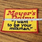 Vintage Meyer s Dairy I Want To Be Your Milkman Embroidered Patch New