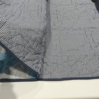 Pottery Barn Kids Pinwheel Quilt  Twin Blue Multi Handcrafted Reverse Stripes