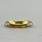 Eugene Kupjack Artisan Gold Plated Centerpiece Bowl 1 12 Miniature Dollhouse Vtg