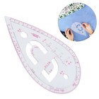 Sleeve Curve Ruler Plastic Tailoring Sewing Button Positioning Proofing Clothing