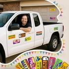 Gay Pride Car Magnets 8 Pcs Heavyduty Magnetic Stickers For Vehicles