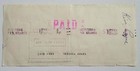 Rare Original Allman Brothers Roadie Kim Payne Signed 1978 Cancelled Check  Abb