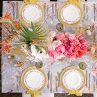 12 Pack Gold Charger Plates 13 Inch Round Chargers For Dinner Decorative Antique