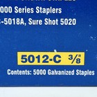 Duo Fast 5012-c 3 8    20 Gauge Wide Crown Chisel Point Staple 5000 Series
