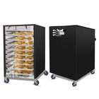 Waterproof Bakery Rack Cover With Zipper  10 Tier Sheet Pan Rack Protector  23 x
