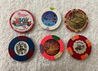 Lot Of 6 Casino Chips  5  1 Flamingo Horseshoe Excalibur Bugsy Las Vegas Gaming